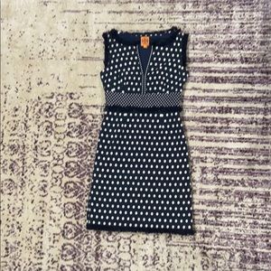 Tory Burch polka dot mini shift dress
